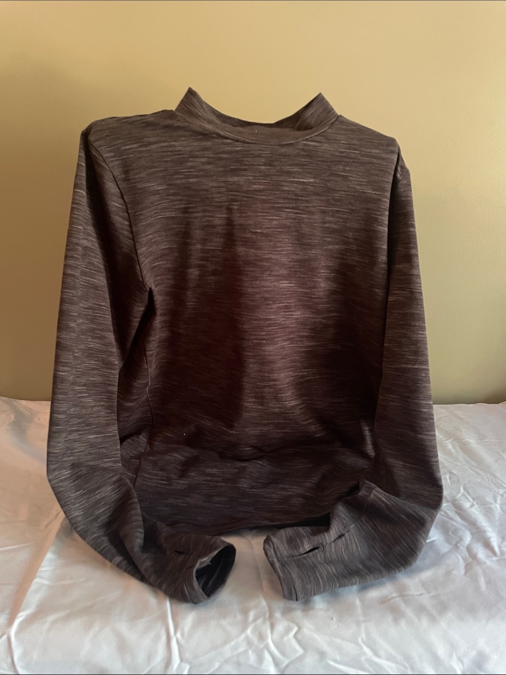 Alpine Design Women's Heathered Dark Gray Turtleneck
